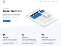 قالب GeneratePress, قوالب ووردبريس, قالب ووردبريس سريع
