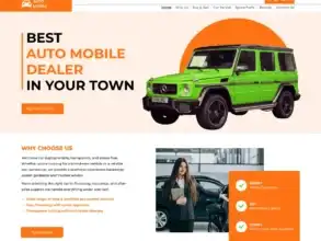 قالب Nova Autocare, قوالب مواقع السيارات, تصميم موقع صيانة سيارات