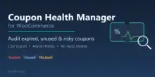 Coupon Health Manager for WooCommerce