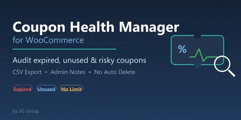 Coupon Health Manager for WooCommerce