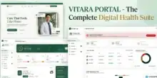 قالب طبي, تصميم مواقع العيادات, موقع رعاية صحية