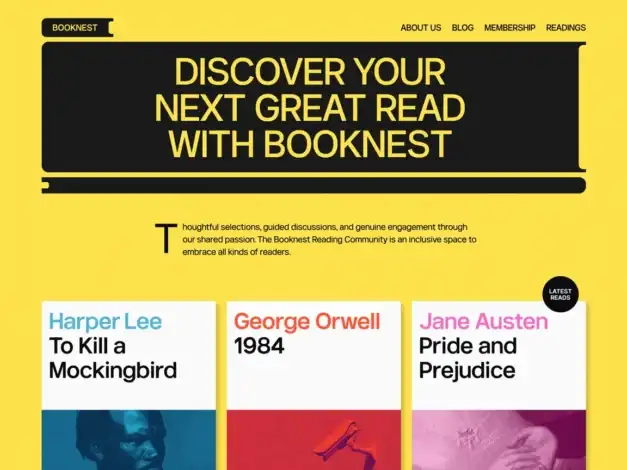 قالب Booknest WordPress: