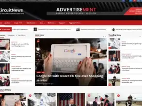 قالب CircuitNews, قوالب ووردبريس الإخبارية, تصميم مواقع الأخبار