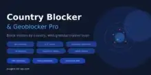 Country Blocker and Geoblocker Pro for WordPress