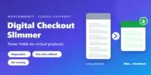 تبسيط صفحة الدفع ووكومرس, المنتجات الرقمية, إضافة ووكومرس