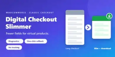 تبسيط صفحة الدفع ووكومرس, المنتجات الرقمية, إضافة ووكومرس