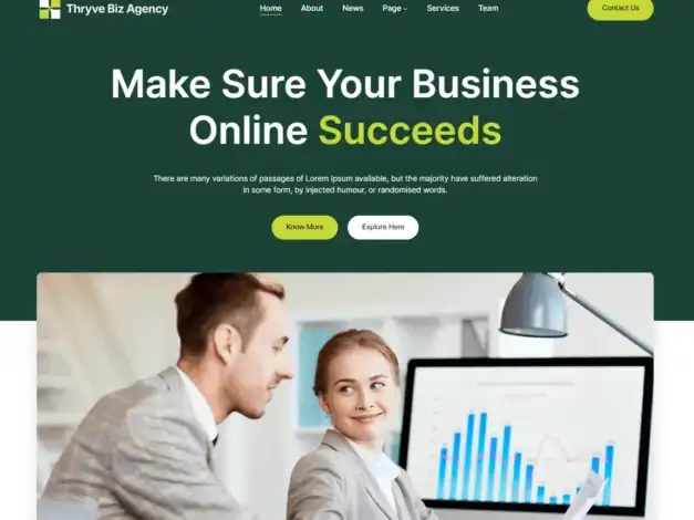 قالب Thryve Biz