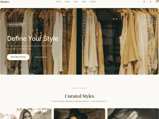 قالب Shopnex, متجر أزياء ووردبريس, قوالب WooCommerce