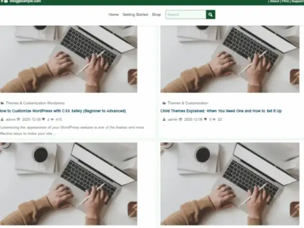 قالب Rabbit Lite, قالب ووردبريس خفيف, قوالب ووردبريس سريعة