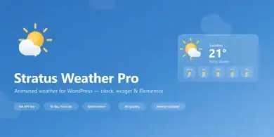إضافة طقس ووردبريس, Stratus Weather Pro, عرض الطقس المتحرك