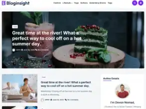 قالب Bloginsight, قوالب ووردبريس الإخبارية, قالب مجلة ووردبريس