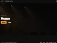 قالب ووردبريس للفنانين, قالب داكن أنيق, BLR Frontstage