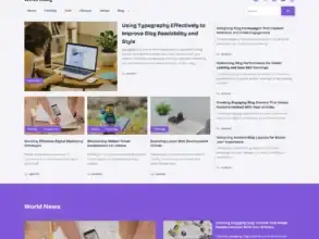 قالب WENS XBlog, قوالب ووردبريس, قالب مدونة احترافية