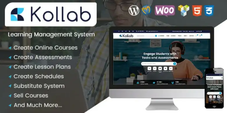 منصة تعليمية تعاونية, إدارة التعلم, دورات تعليمية عبر الإنترنت