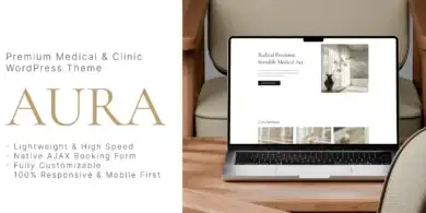 قالب ووردبريس طبي, تصميم مواقع العيادات, قالب مراكز التجميل