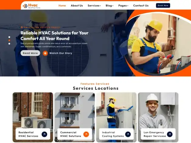 قالب HVAC Repair