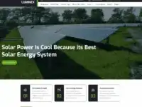 قالب الطاقة الشمسية, قوالب ووردبريس, تصميم مواقع الطاقة المتجددة