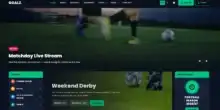 قالب Goalz, بوابة رياضية, قالب كرة القدم
