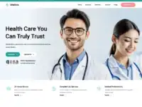 قالب Mediora الطبي
