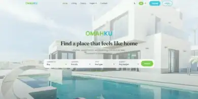 قالب عقارات, موقع عقاري احترافي, قالب Omahku