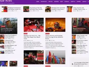 قالب Raw News, قالب ووردبريس للأخبار, قالب مجلة إلكترونية