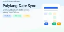 مزامنة تواريخ النشر, ترجمة ووردبريس, إضافة Polylang