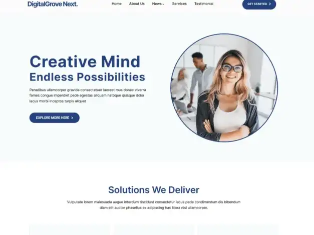 قالب DigitalGrove Next, التحرير الكامل للموقع, تحسين محركات البحث