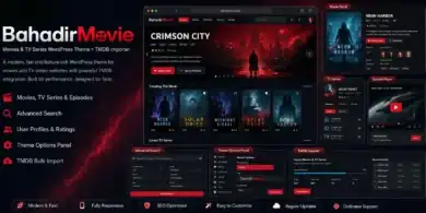 قالب أفلام ووردبريس, موقع مسلسلات, BahadirMovie