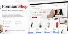 قالب PremiumShop, متجر ووردبريس, قالب ووكومرس للأزياء
