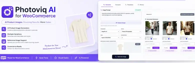 صور المنتجات بالذكاء الاصطناعي, أداة ووكومرس, تصوير المنتجات