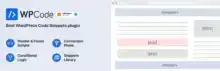 إضافة WPCode, إدراج الأكواد في ووردبريس, مقتطفات الأكواد المخصصة