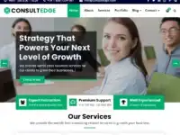 قالب ووردبريس, مواقع الاستشارات, قالب ConsultEdge
