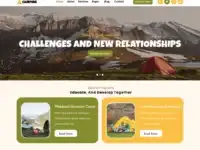قالب Summer Adventure, قوالب مواقع السفر, تصميم مواقع المغامرات