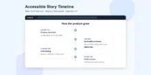 إضافة Accessible Story