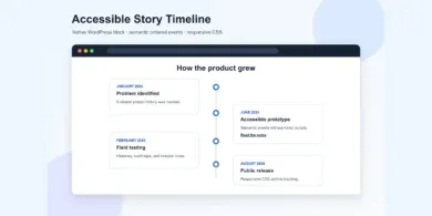 إضافة Accessible Story