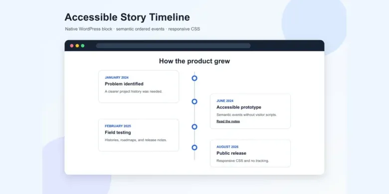 إضافة Accessible Story
