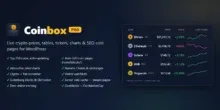 أسعار العملات الرقمية, إضافة ووردبريس, العملات الرقمية المباشرة