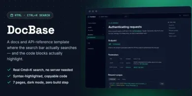 DocBase: قالب موقع
