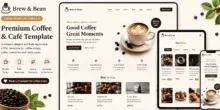 قالب Brew Bean: