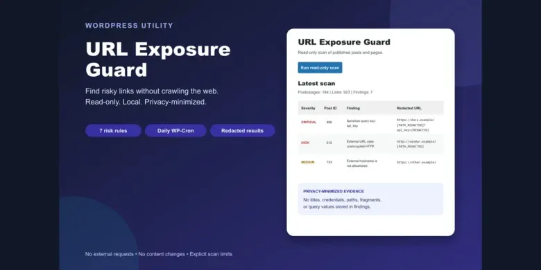 URL Exposure Guard: