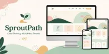 قالب SproutPath لمعالجي