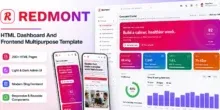 Redmont: قالب HTML