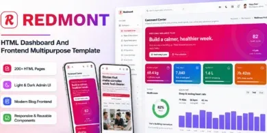 Redmont: قالب HTML