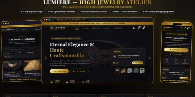 قالب Lumiere لمواقع