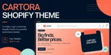 Cartora: قالب Shopify