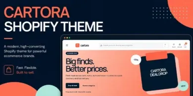 Cartora: قالب Shopify