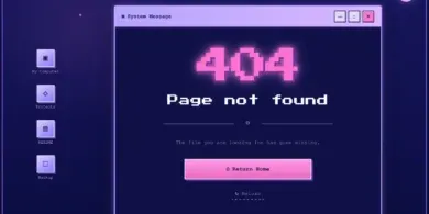 قالب Retro 404