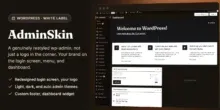 AdminSkin: قالب لوحة