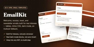 EmailKit: قوالب بريد