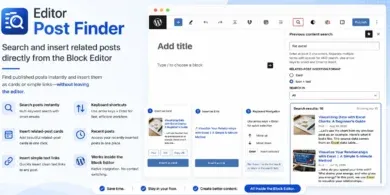 Editor Post Finder:
